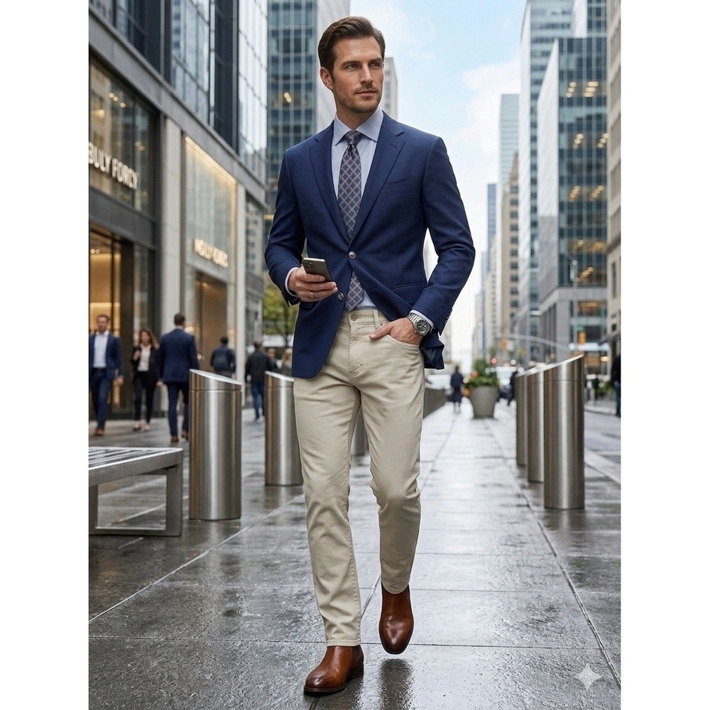 NWT Neil Barrett Mens Slim Fit Low Rise 5-Pocket Pants Beige Khaki Size 31